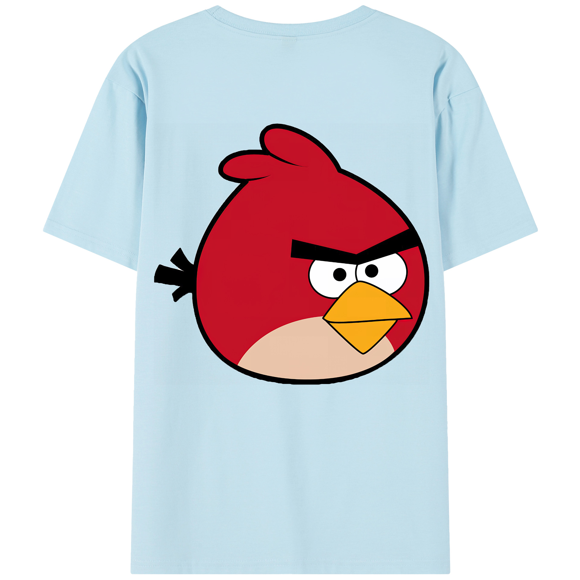（画像用） Angry Birds アングリーバード 綿100％半袖Tシャツ（背面プリント）